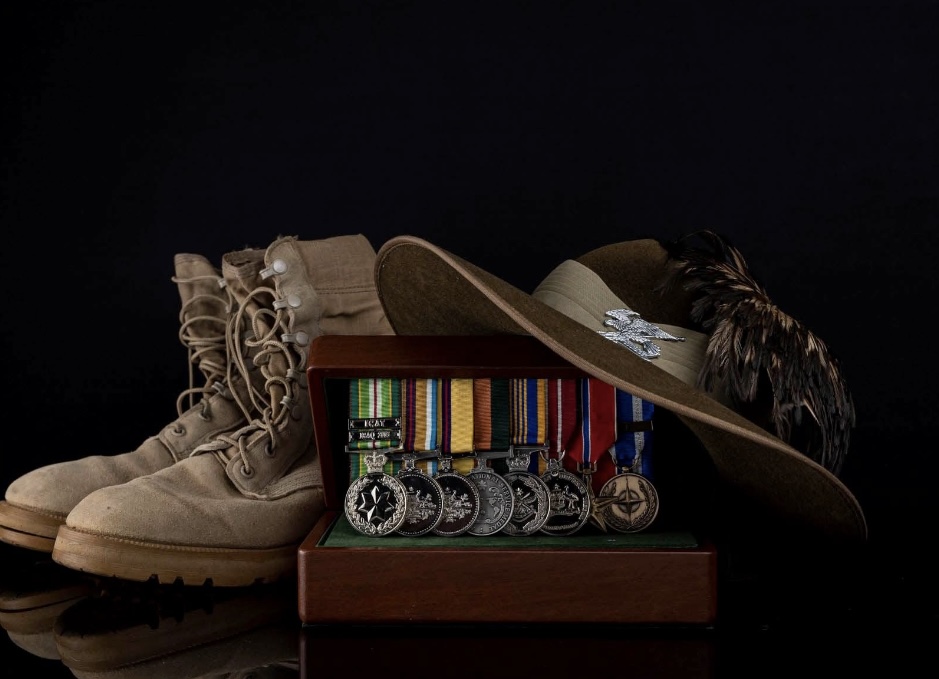 Service medals belonging to a Vitality Chiropractic DVA client
